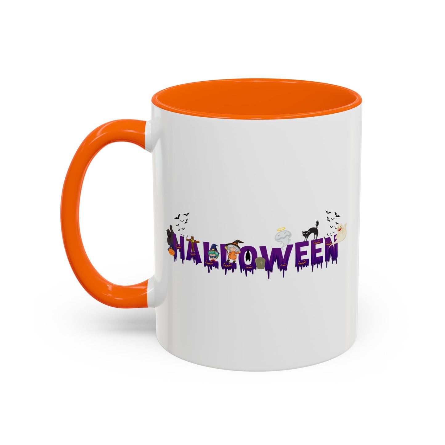 Accent Coffee Mug - Holloween word