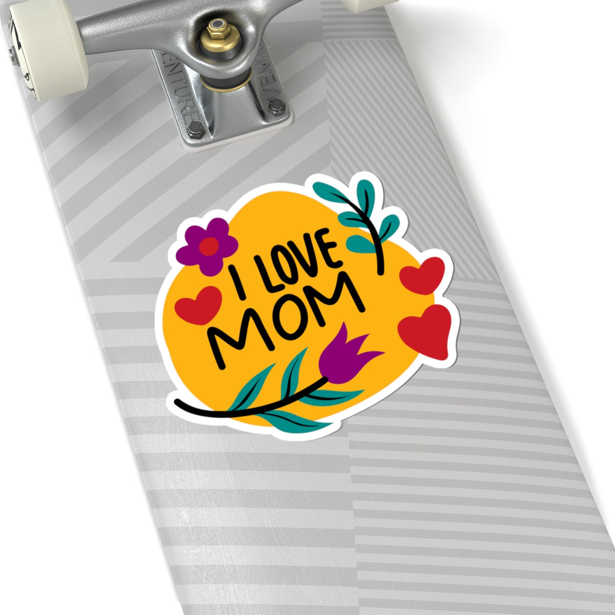 Kiss-Cut Vinyl Decals- I love mom