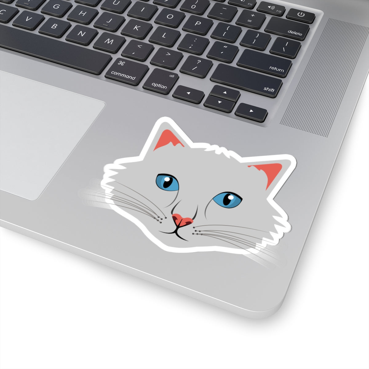 Kiss-Cut Vinyl Decals - Silver head