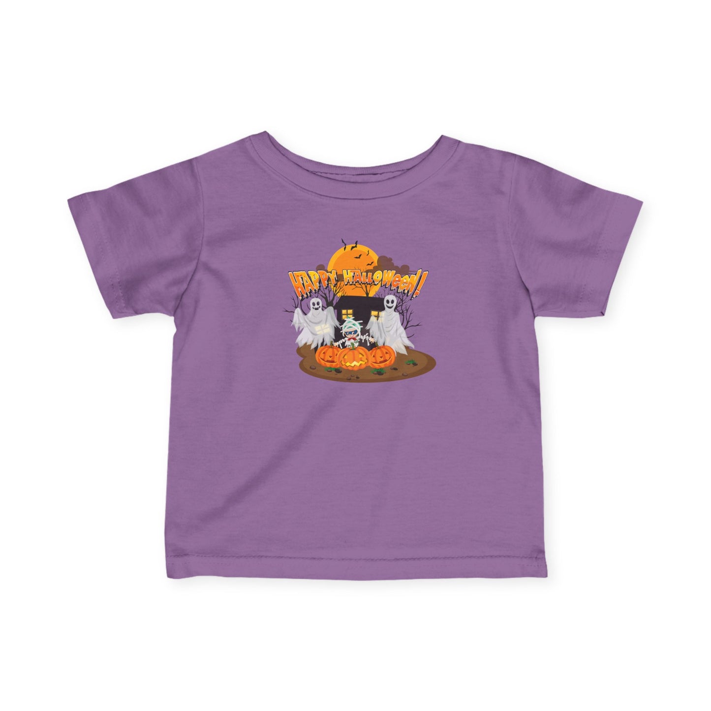 Infant Fine Jersey Tee - Super kiddo with ghost