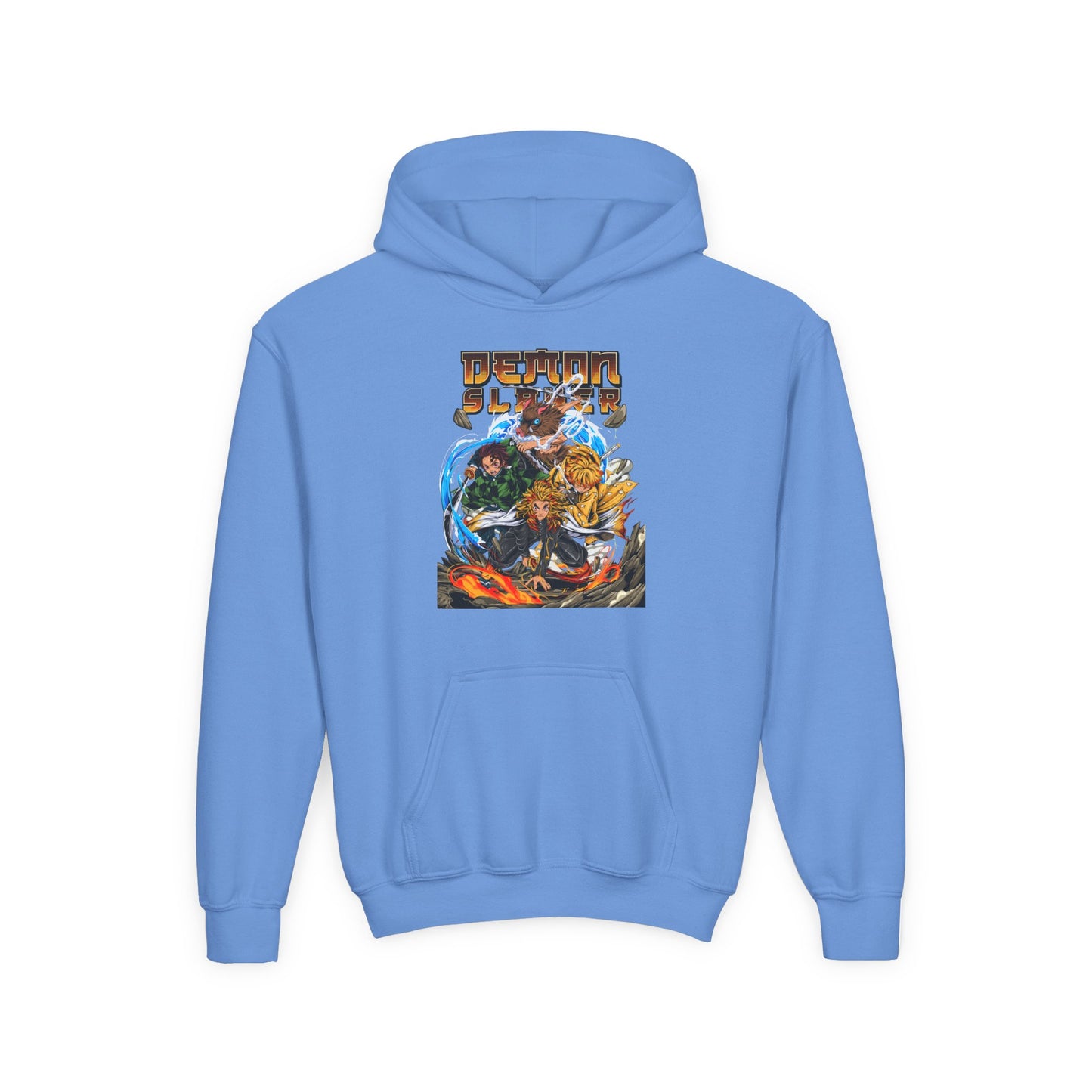 Youth Heavy Blend Hooded Sweatshirt - Demon slayer