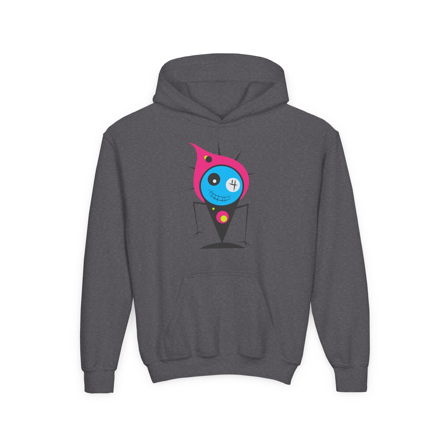 Youth Heavy Blend Hooded Sweatshirt -  Fire monster