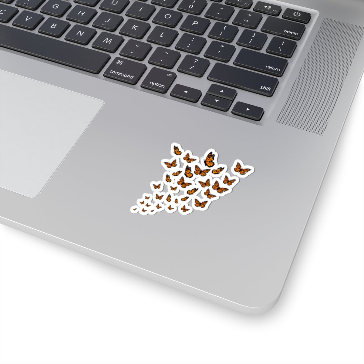 Kiss-Cut Vinyl Decals - Group of monarch butterfly