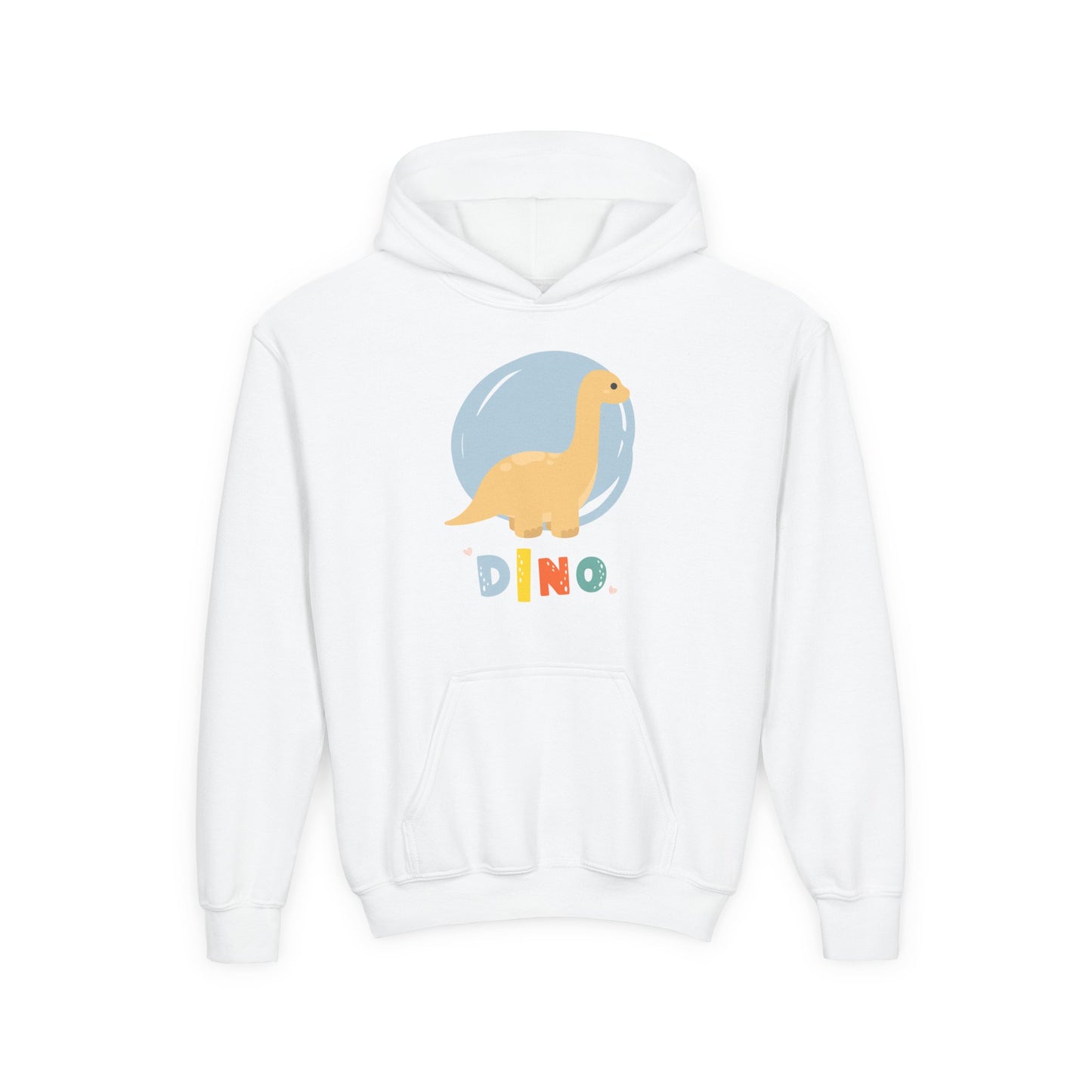 Youth Heavy Blend Hooded Sweatshirt - Dino Embrace