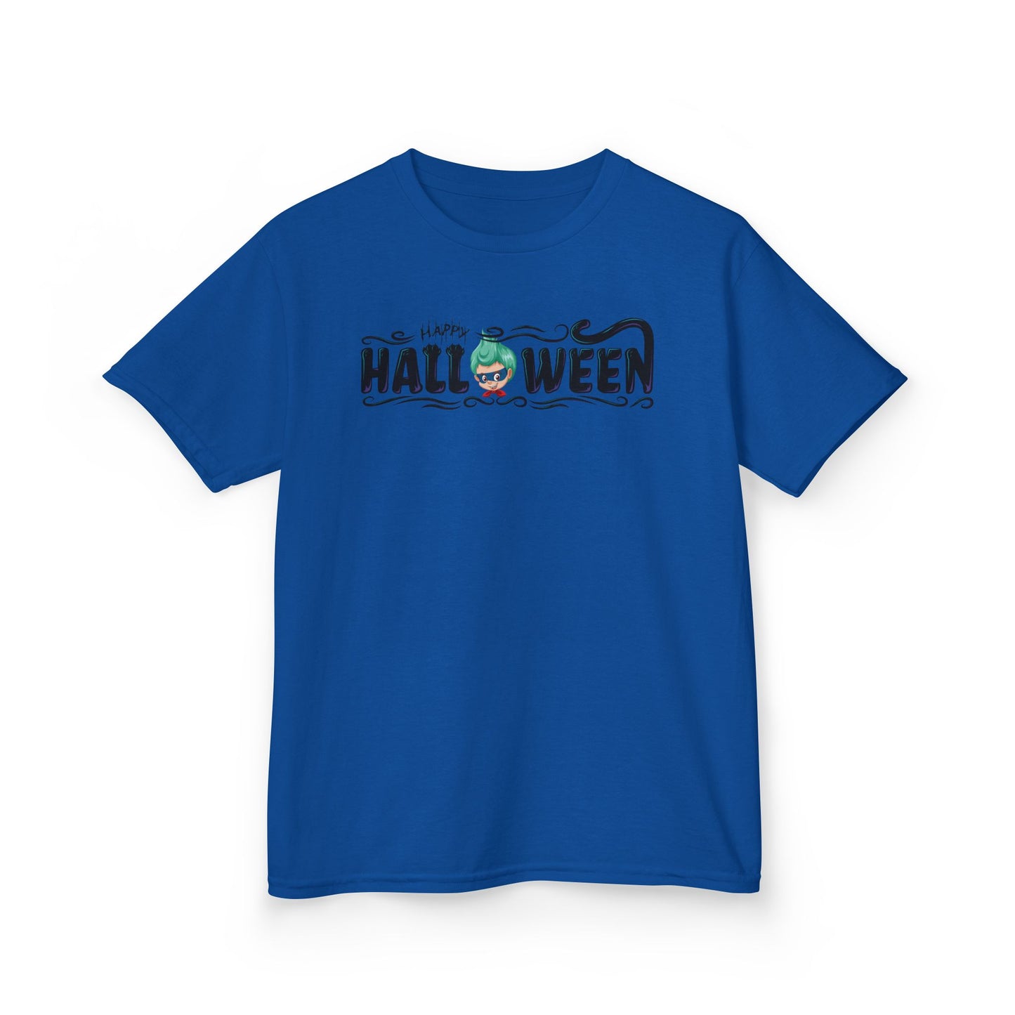 Kids Heavy Cotton™ Tee - Happy halloween by super kiddo