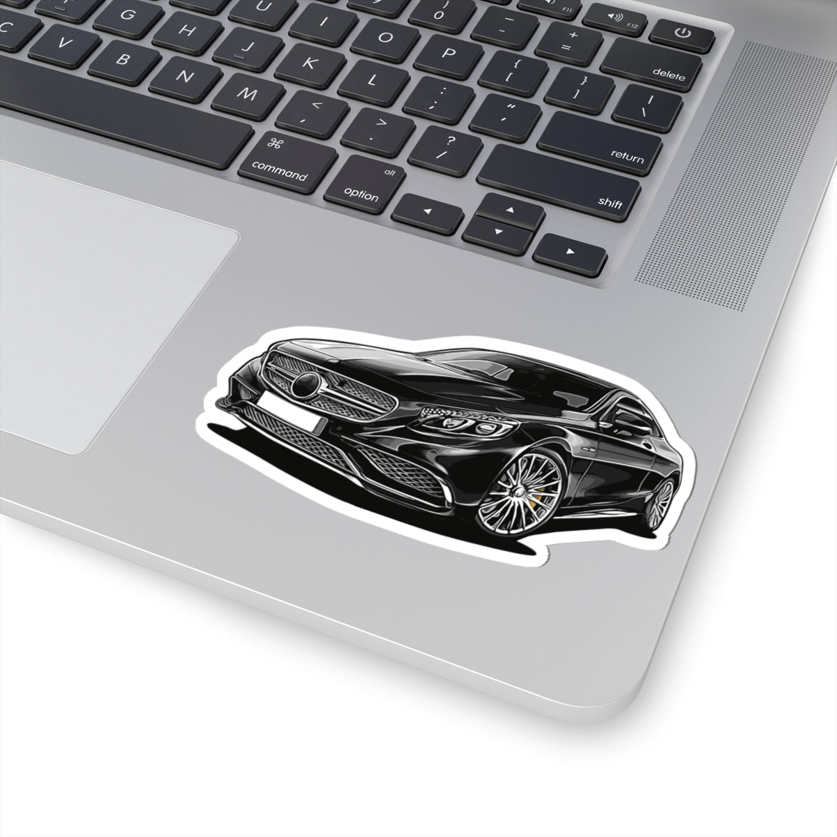 Kiss-Cut Stickers - Black sports car