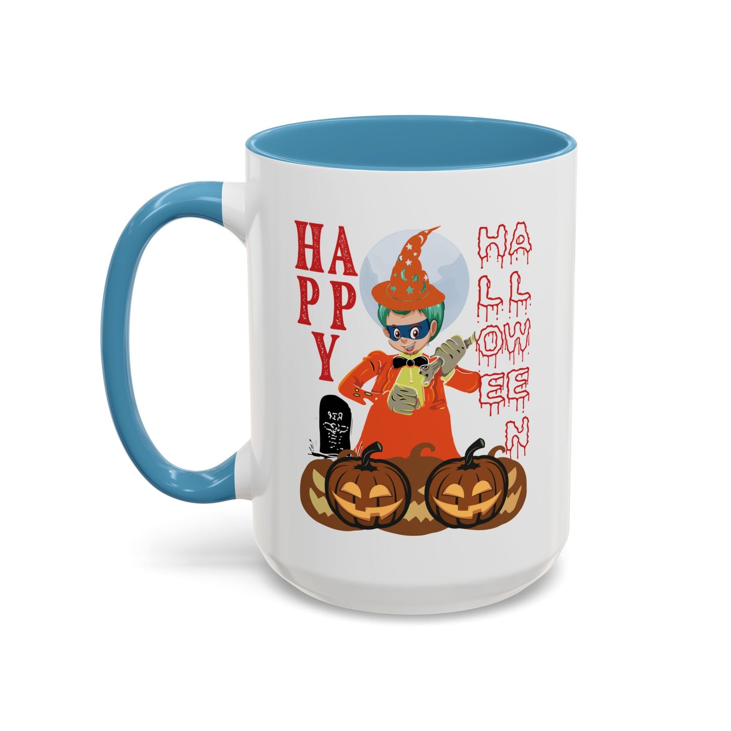 Accent Coffee Mug - Holloween design by super kiddo