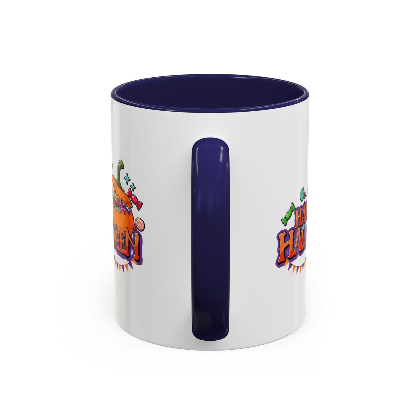 Accent Coffee Mug - Happy halloween banner