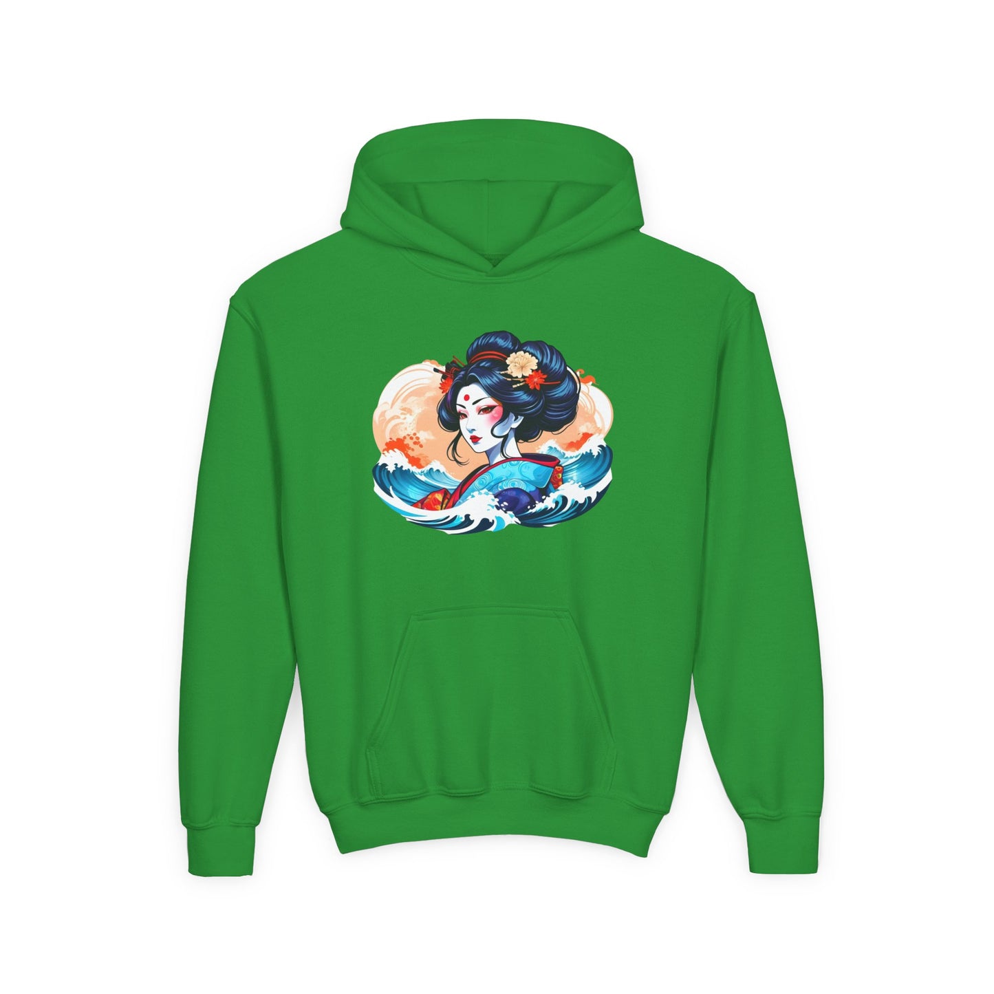 Youth Heavy Blend Hooded Sweatshirt - Japanese Beauty