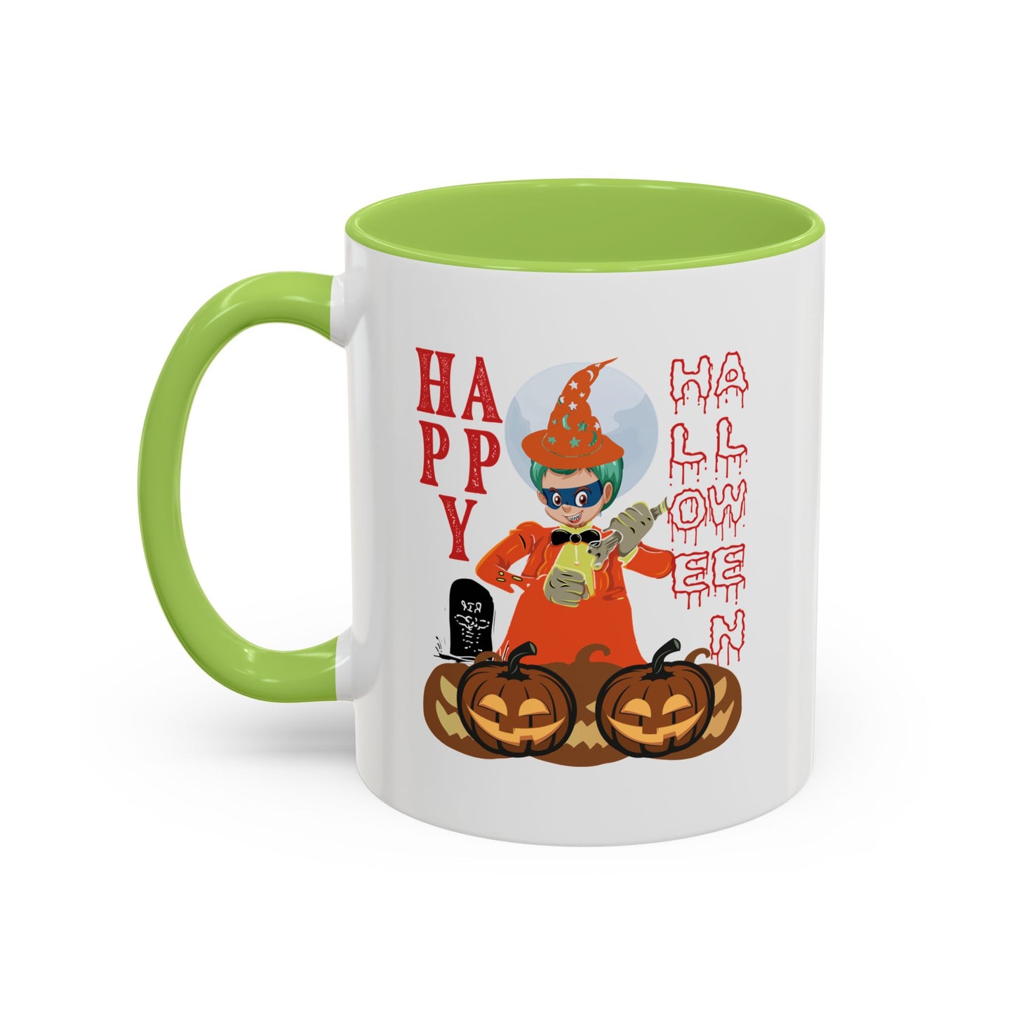 Accent Coffee Mug - Holloween design by super kiddo