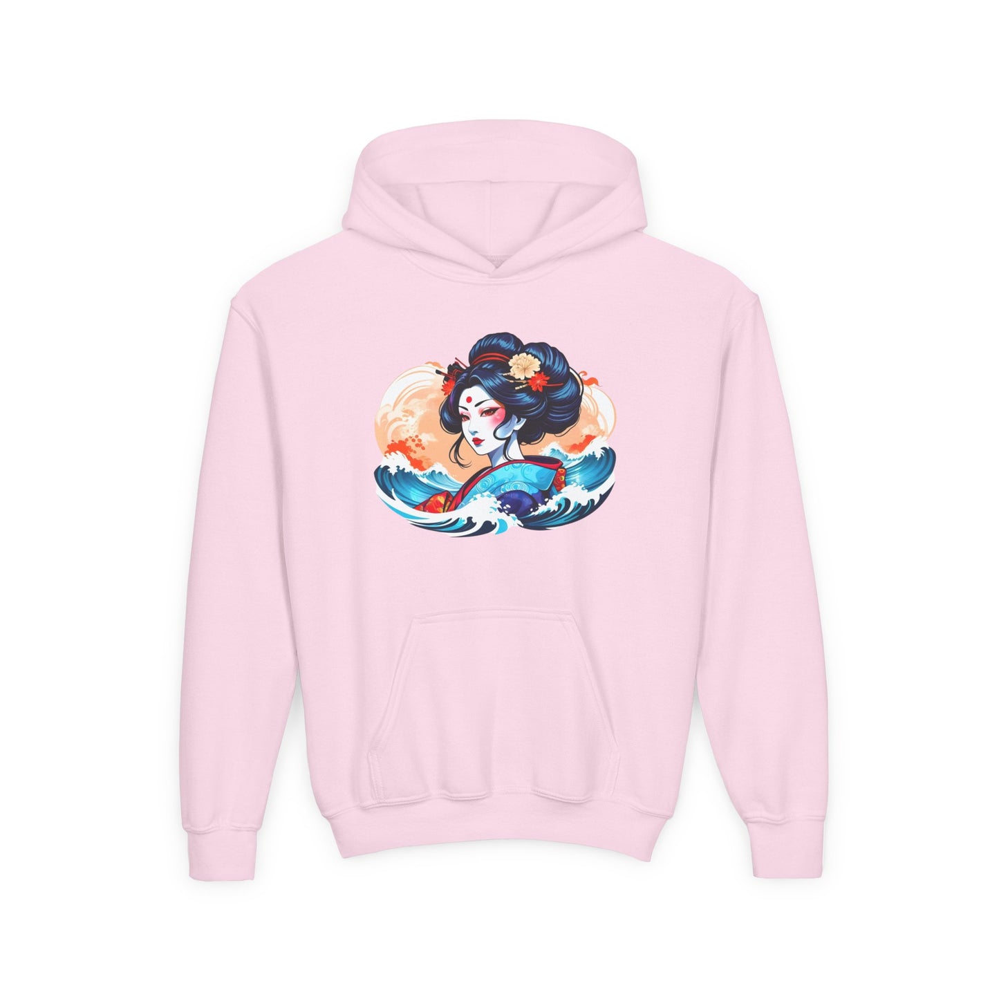 Youth Heavy Blend Hooded Sweatshirt - Japanese Beauty