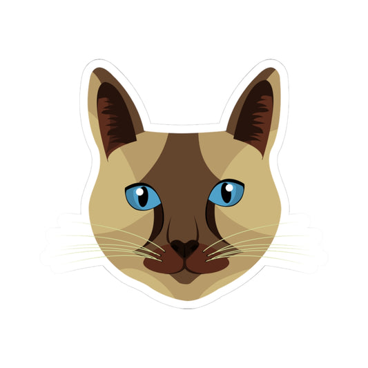 Kiss-Cut Vinyl Decals - Siamese