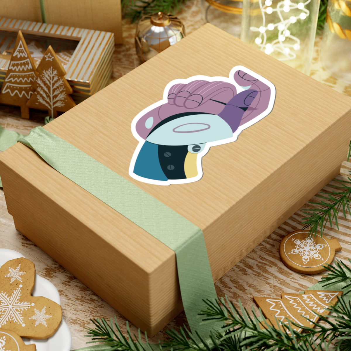 Kiss-Cut Vinyl Decals -  Hand