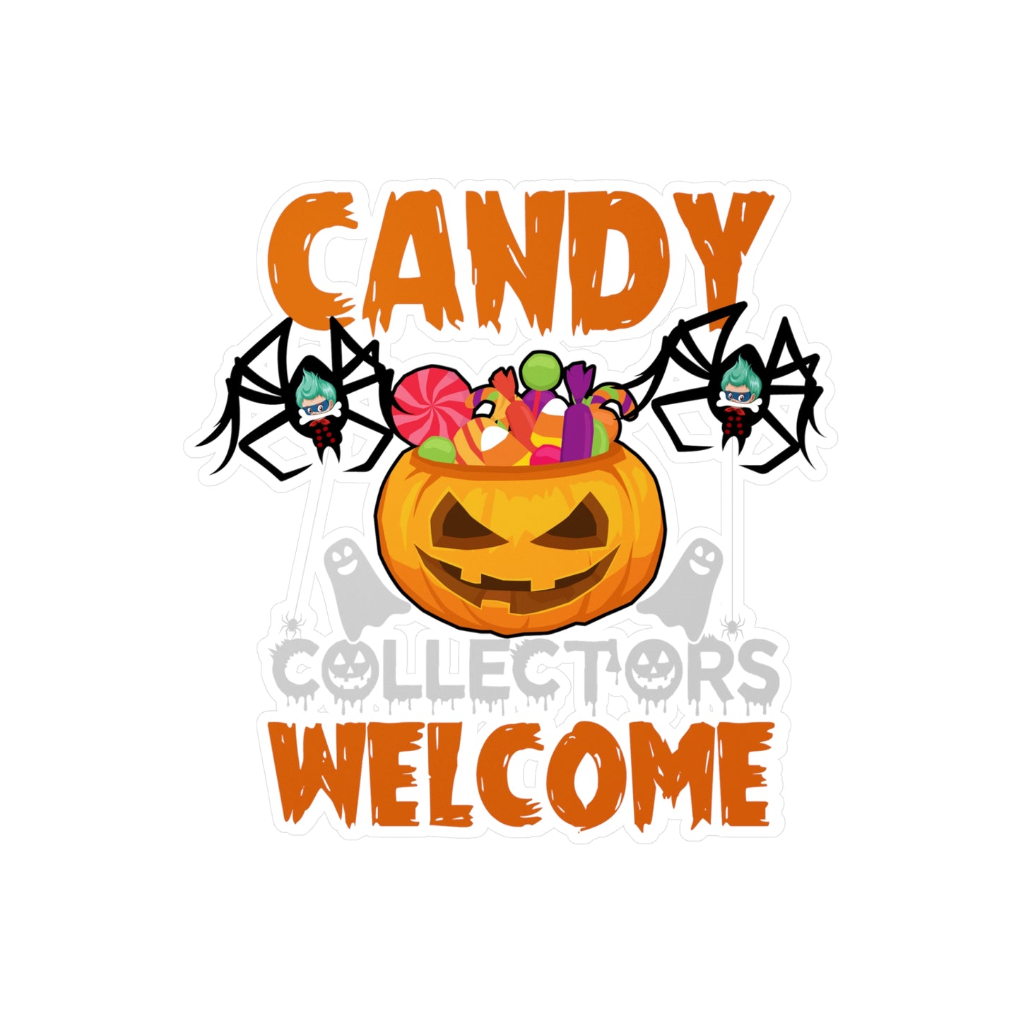 Halloween Kiss-Cut Vinyl Decals – Candy collectors by super kiddo