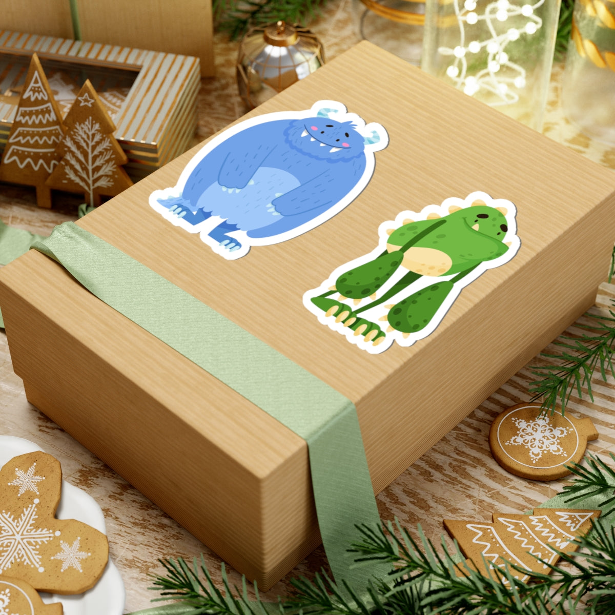 Kiss-Cut Vinyl Decals - Cute monster