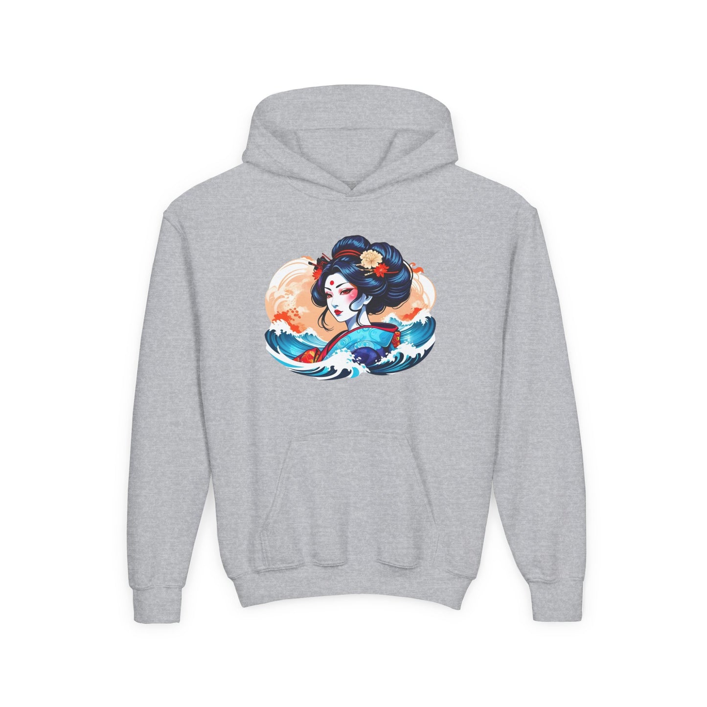 Youth Heavy Blend Hooded Sweatshirt - Japanese Beauty