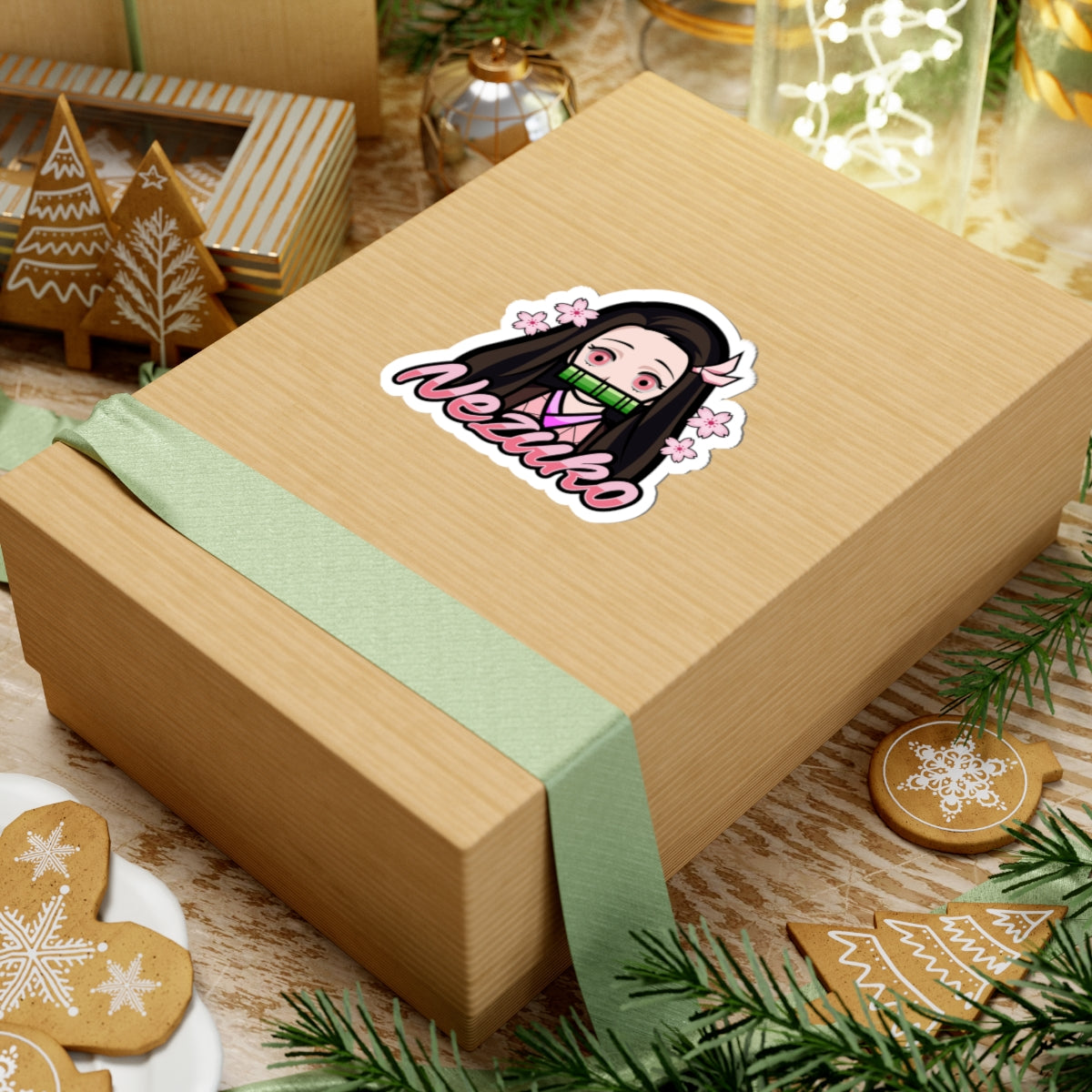 Kiss-Cut Stickers - Demon slayer nezuko