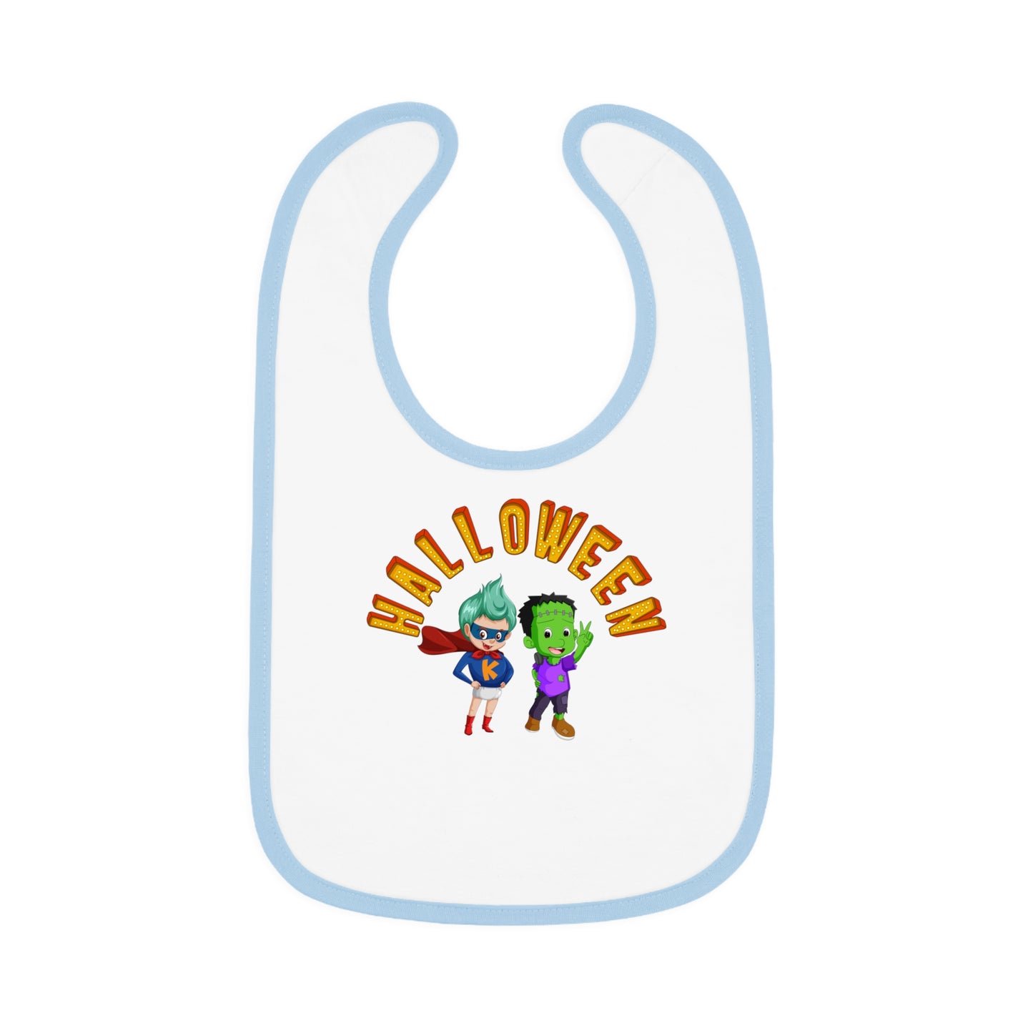 Baby Bib - Holloween with super kiddo