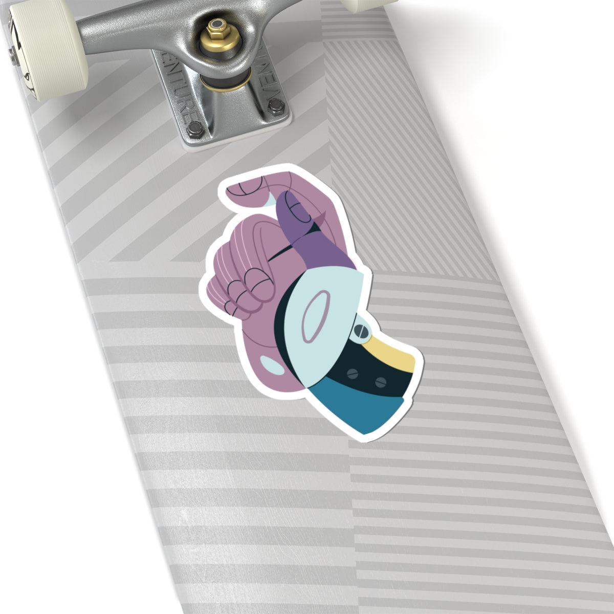 Kiss-Cut Vinyl Decals -  Hand