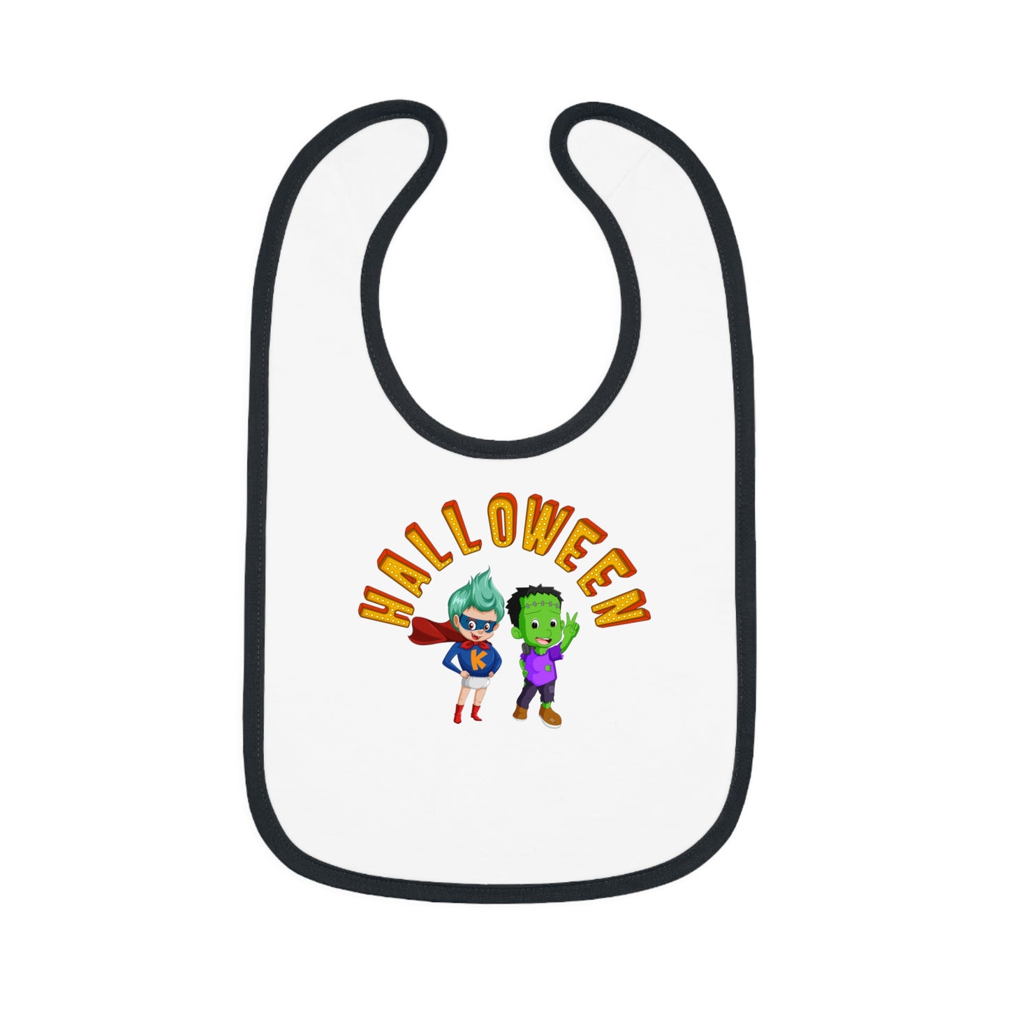 Baby Bib - Holloween with super kiddo