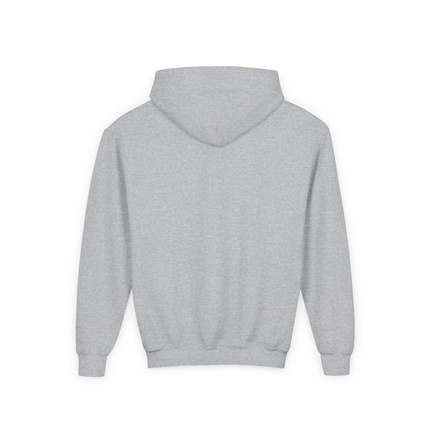 Youth Heavy Blend Hooded Sweatshirt - Vibrant Wolf Design