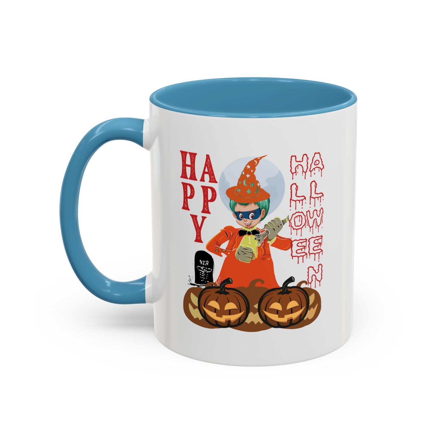 Accent Coffee Mug - Holloween design by super kiddo