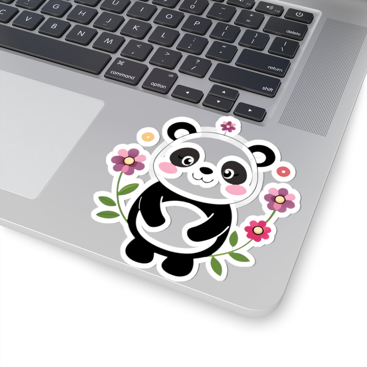 Kiss cut stickers - Charming panda