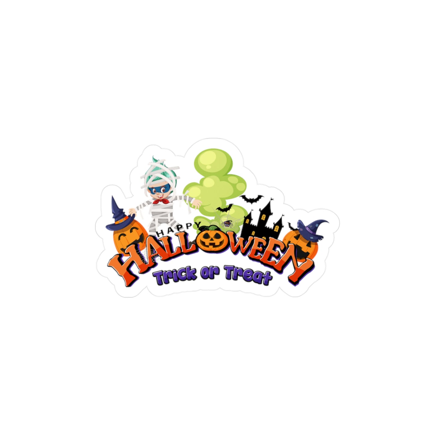 Halloween Kiss-Cut Vinyl Decals – Trick or Treat