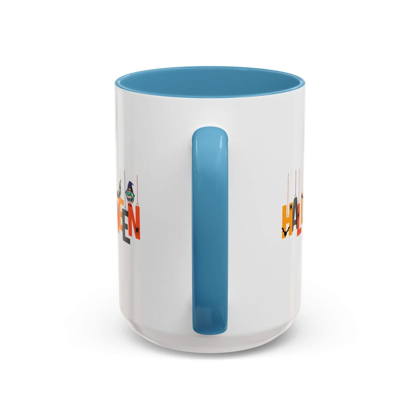 Accent Coffee Mug - Holloween hanging letters