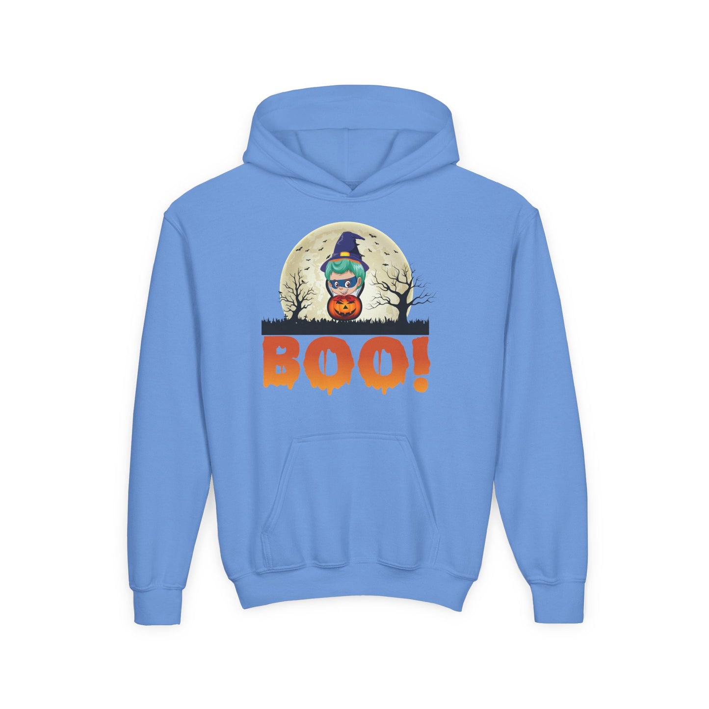 Youth Heavy Blend Hooded Sweatshirt - Boo
