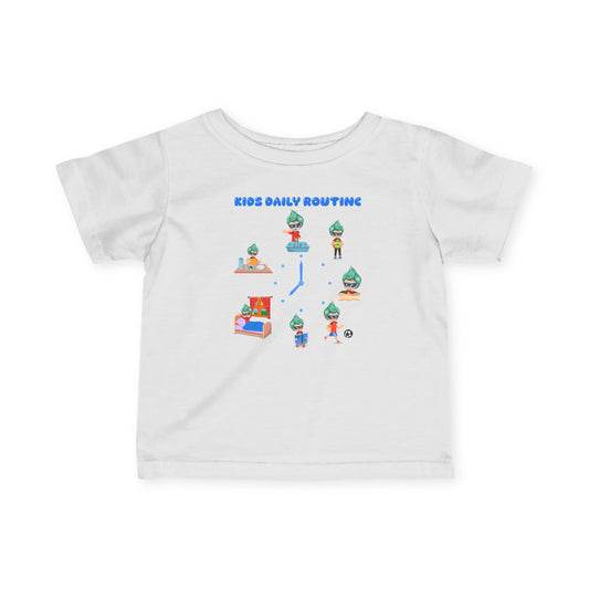 Infant Fine Jersey Tee - Super kiddo daily routine