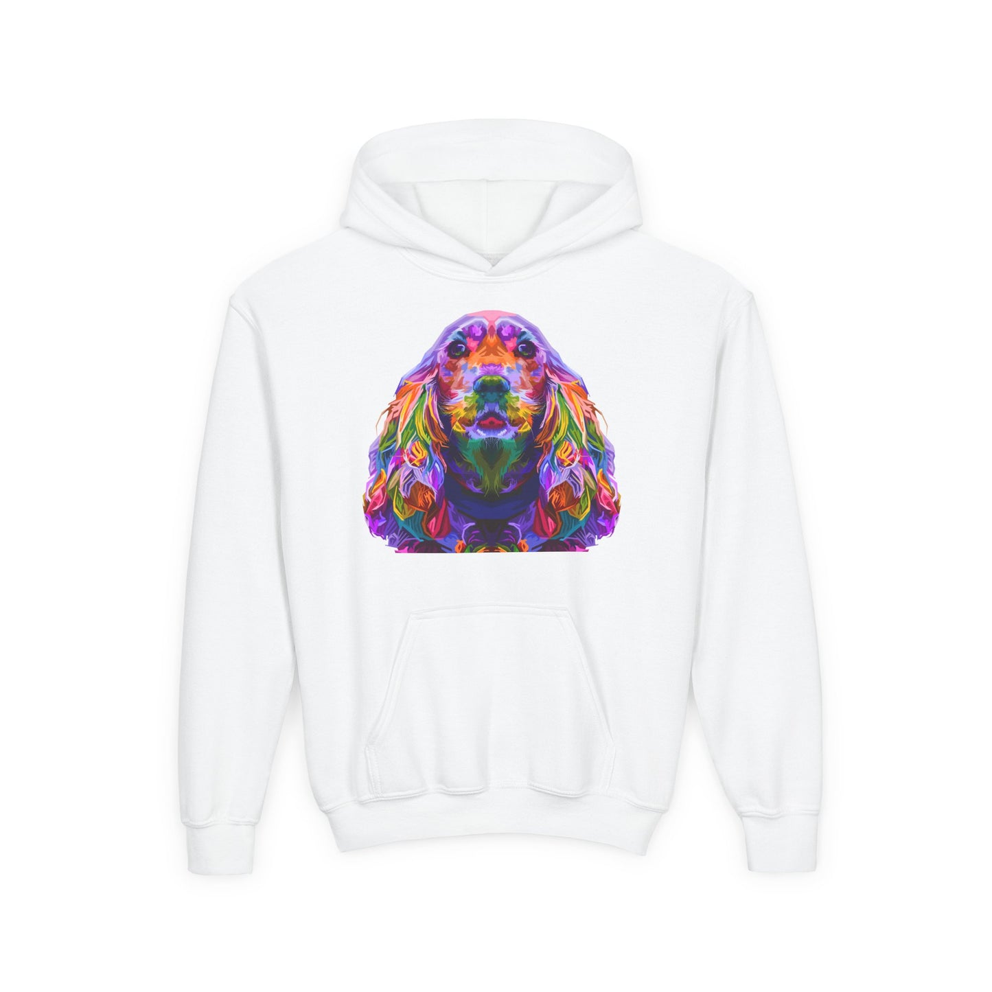 Youth Heavy Blend Hooded Sweatshirt - The golden retriever