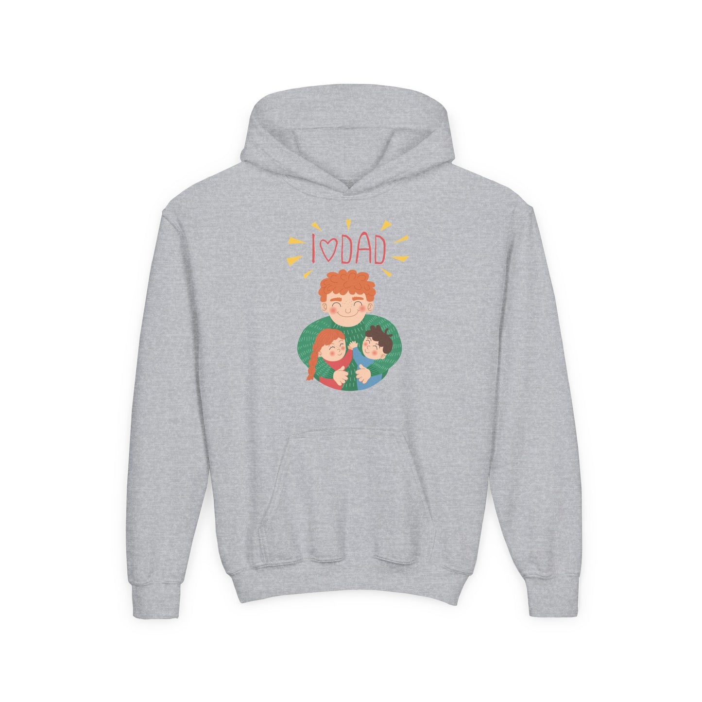 Youth Heavy Blend Hooded Sweatshirt - Daddys love