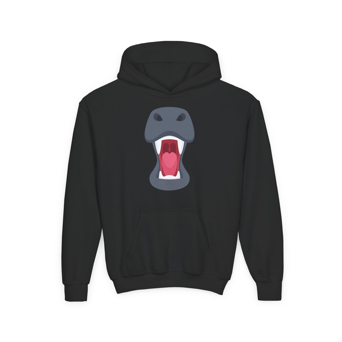Youth Heavy Blend Hooded Sweatshirt -  Rhinos face