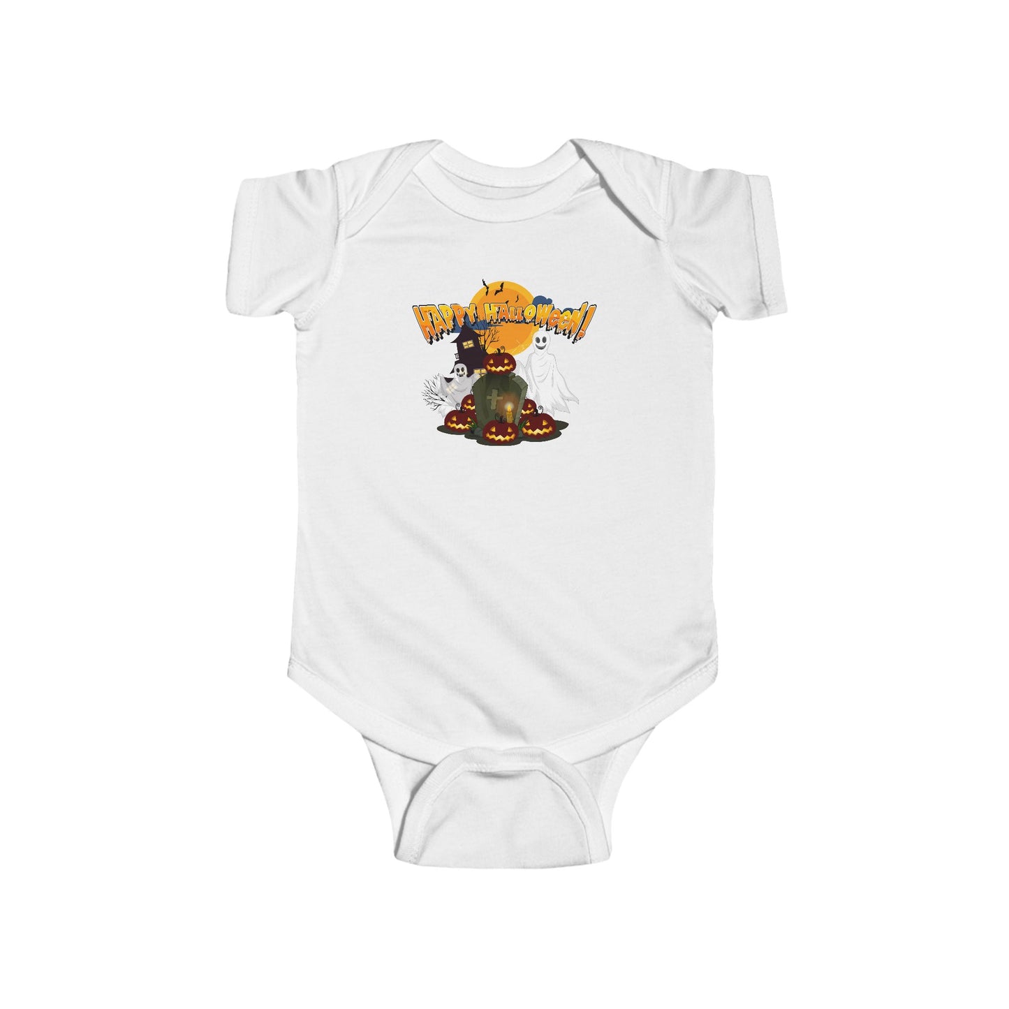Infant Bodysuit - Happy holloween - cemetery