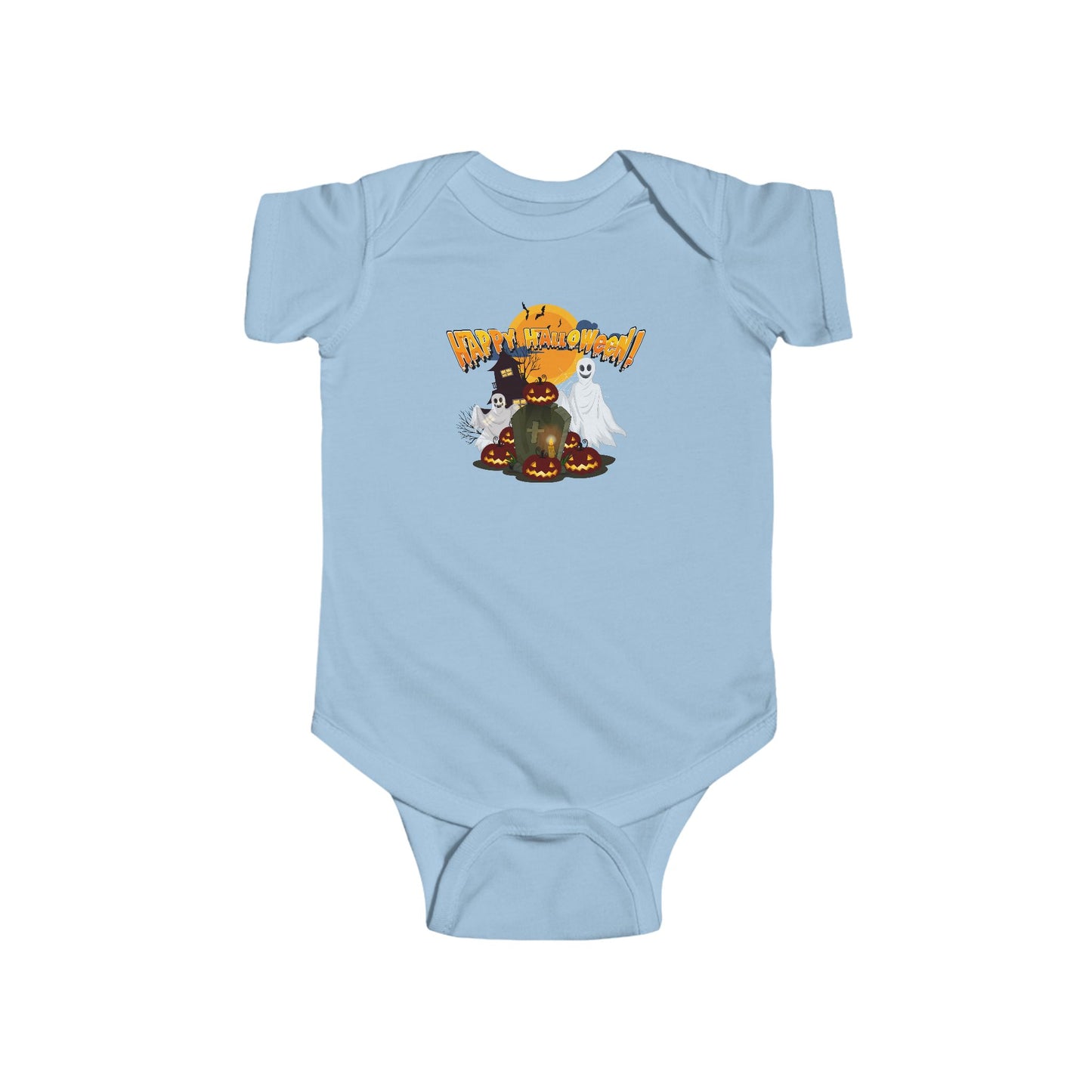Infant Bodysuit - Happy holloween - cemetery