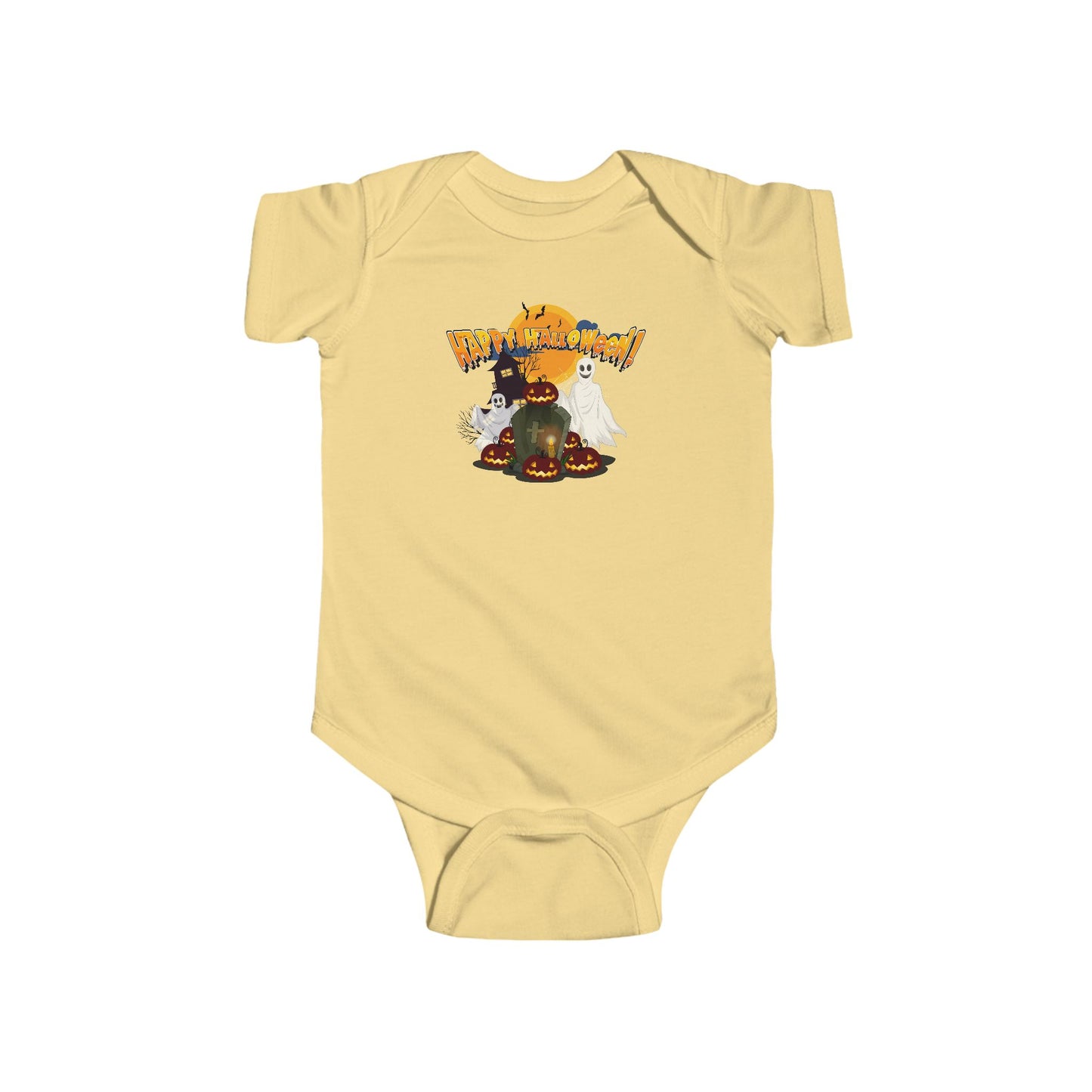 Infant Bodysuit - Happy holloween - cemetery