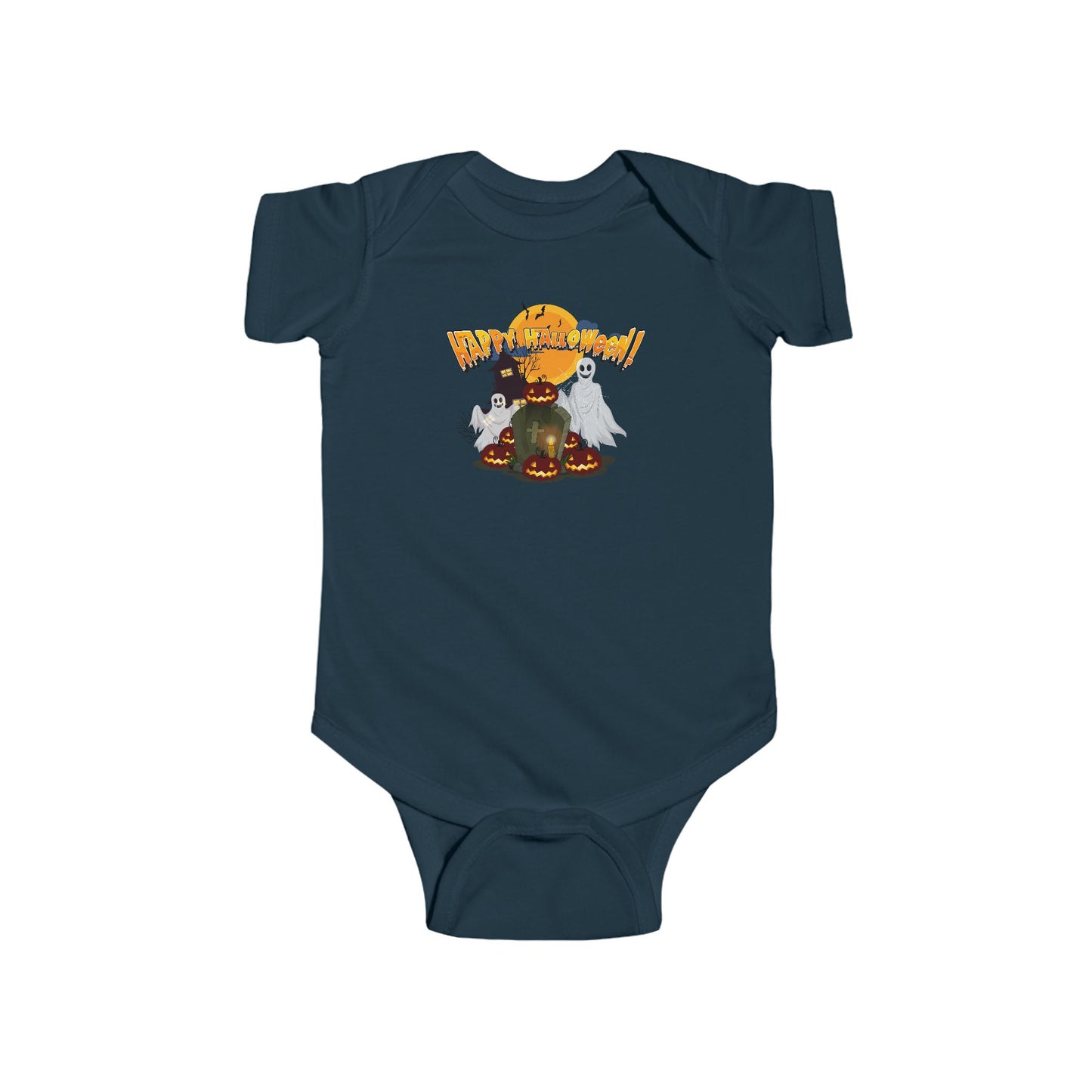 Infant Bodysuit - Happy holloween - cemetery