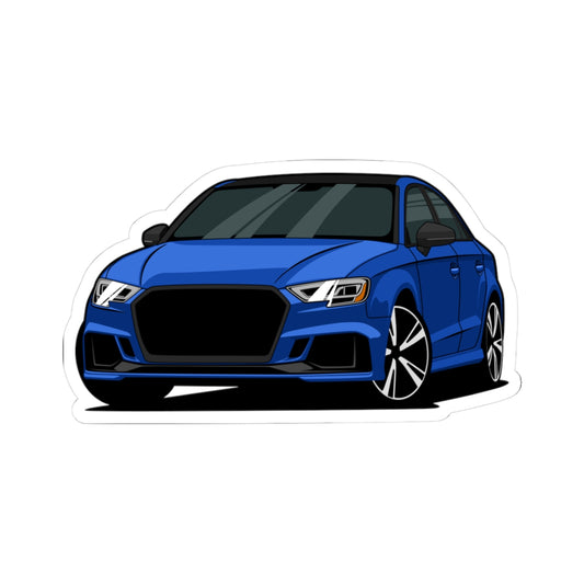 Kiss-Cut Vinyl Decals - Race car