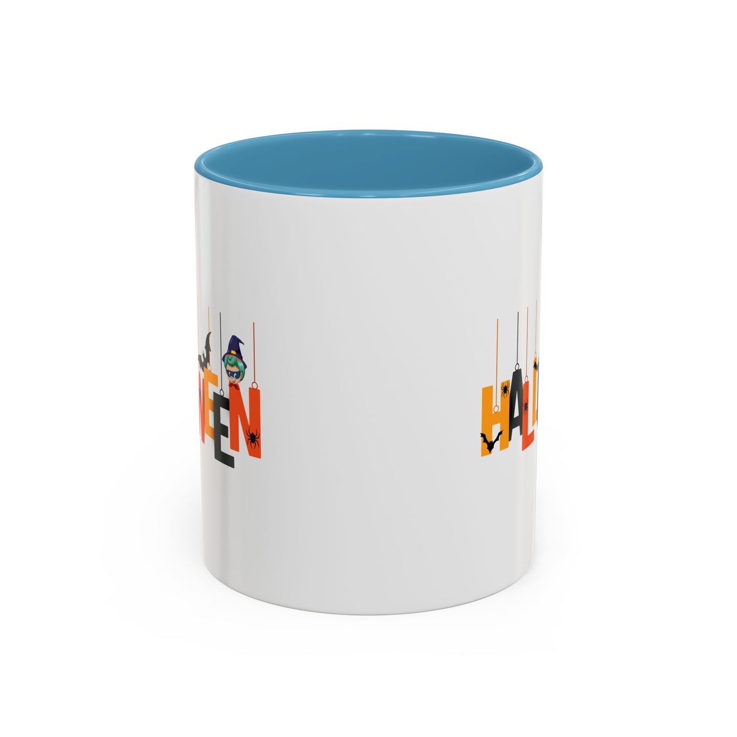 Accent Coffee Mug - Holloween hanging letters