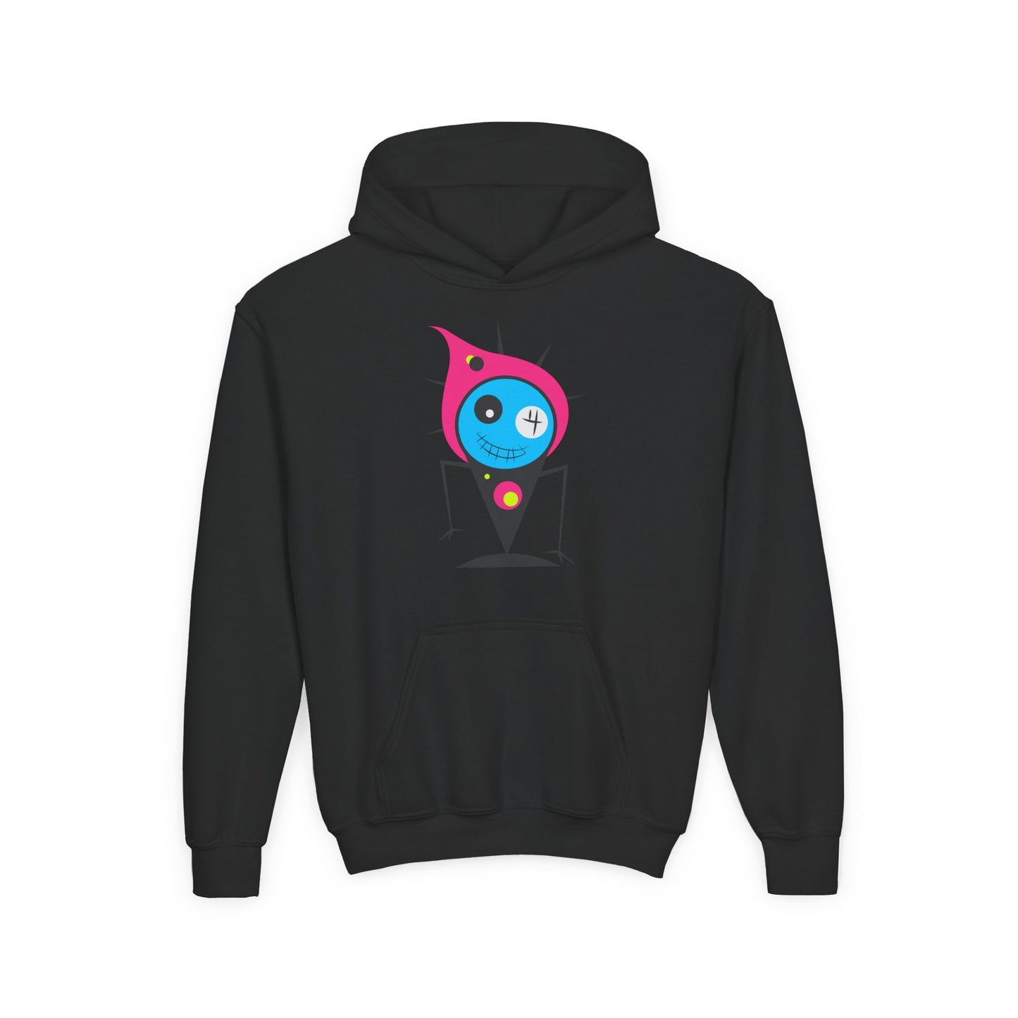 Youth Heavy Blend Hooded Sweatshirt -  Fire monster