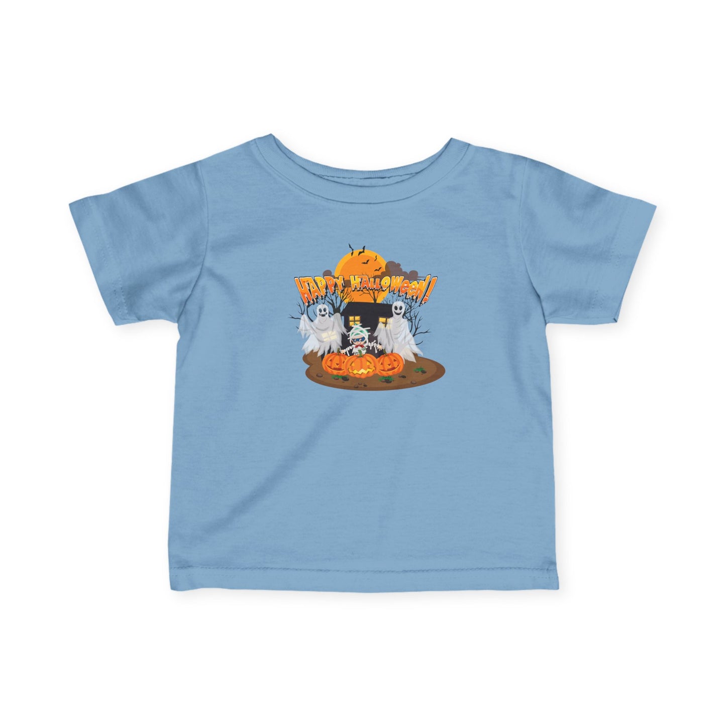 Infant Fine Jersey Tee - Super kiddo with ghost