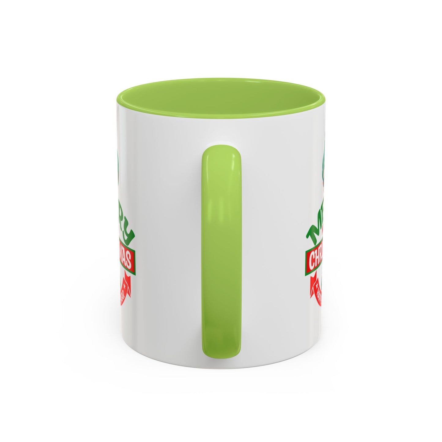 Accent Coffee Mug - Merry chridtmas from super kiddo