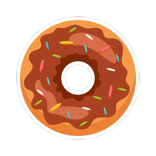 Kiss-Cut Stickers - MMMMmmm Big Doughnut Printify
