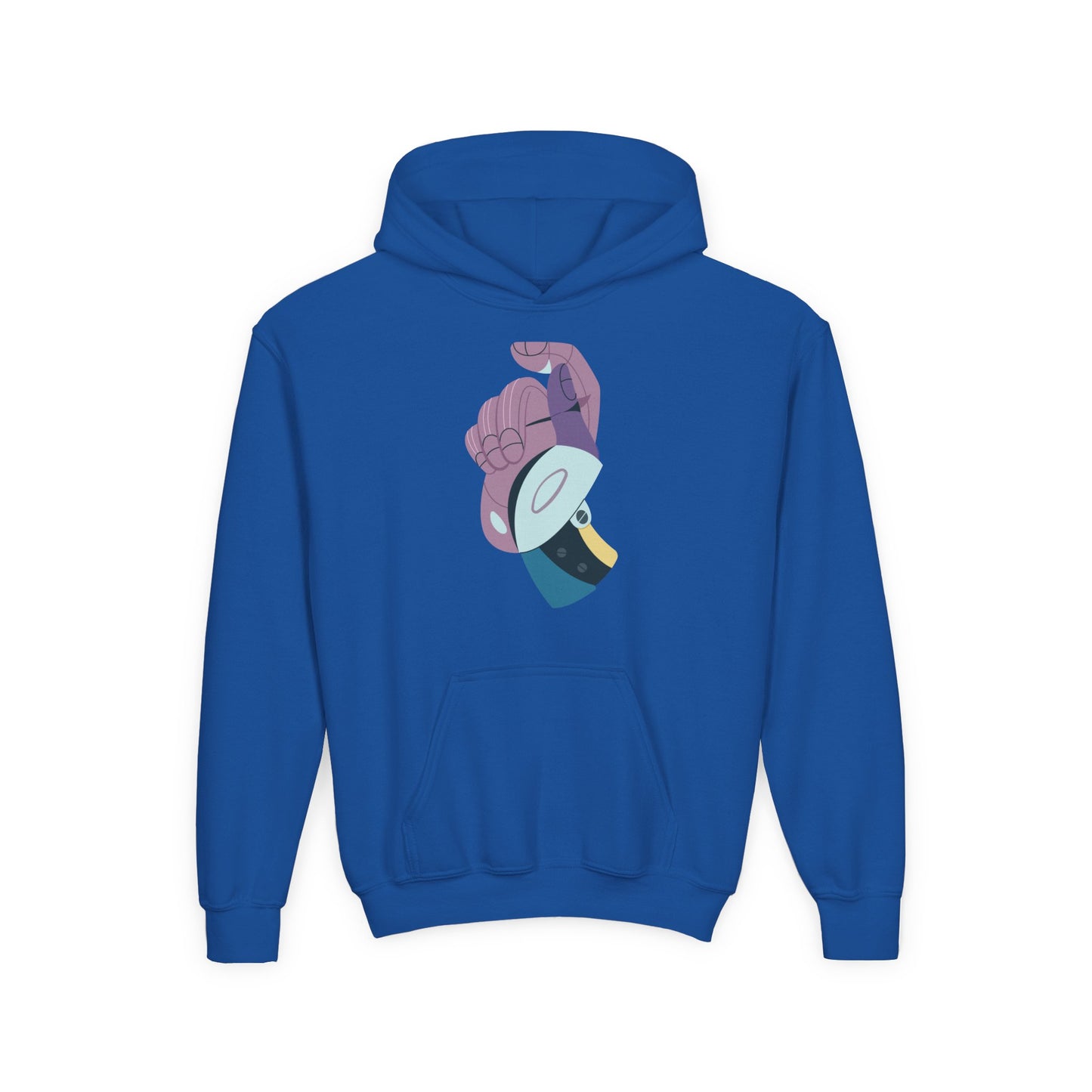 Youth Heavy Blend Hooded Sweatshirt - Hand