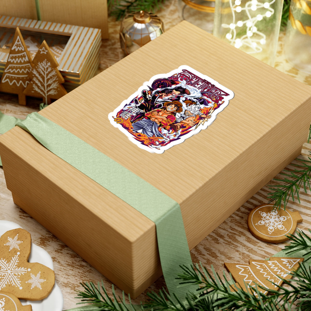 Kiss-Cut Stickers - One piece luffy gear form 5