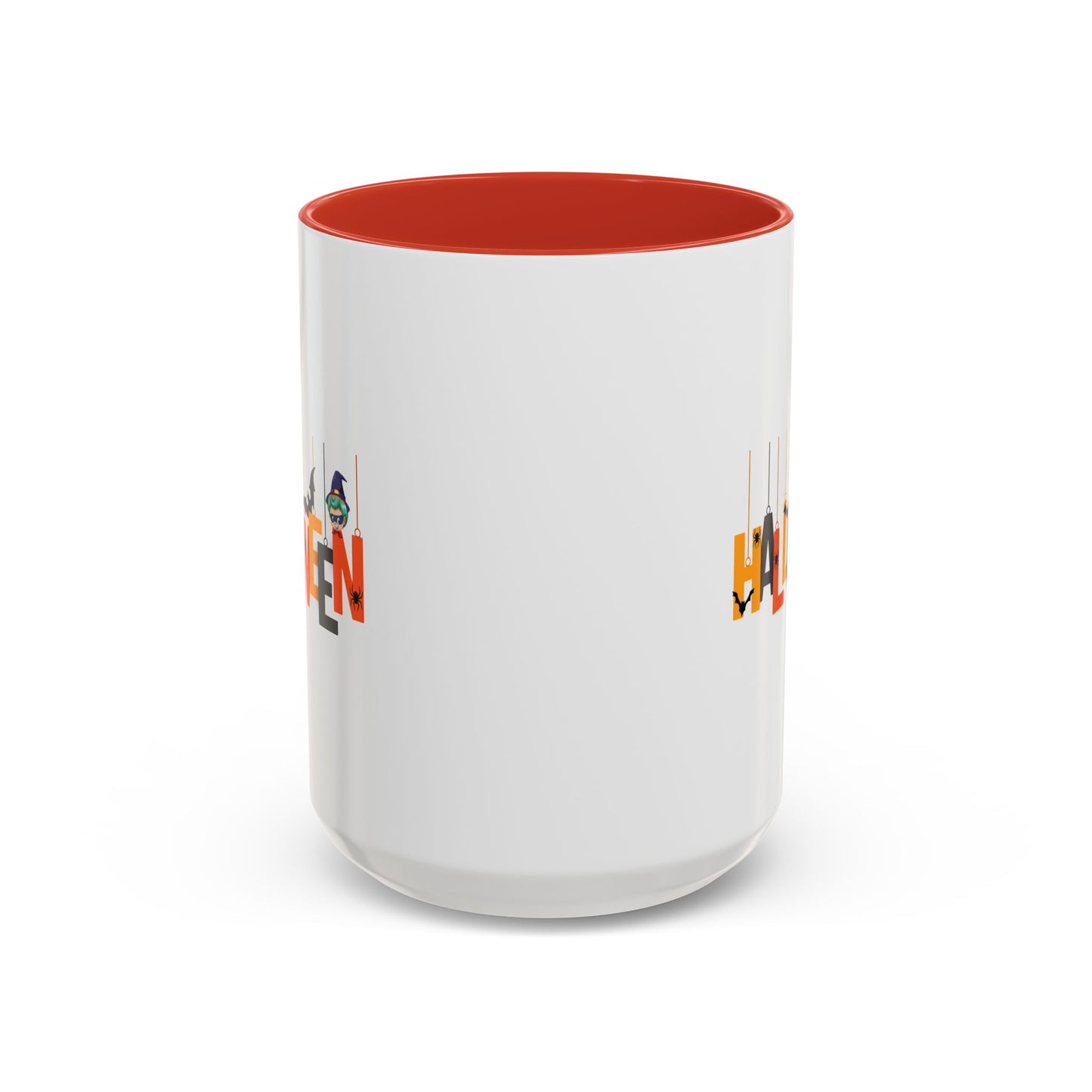 Accent Coffee Mug - Holloween hanging letters