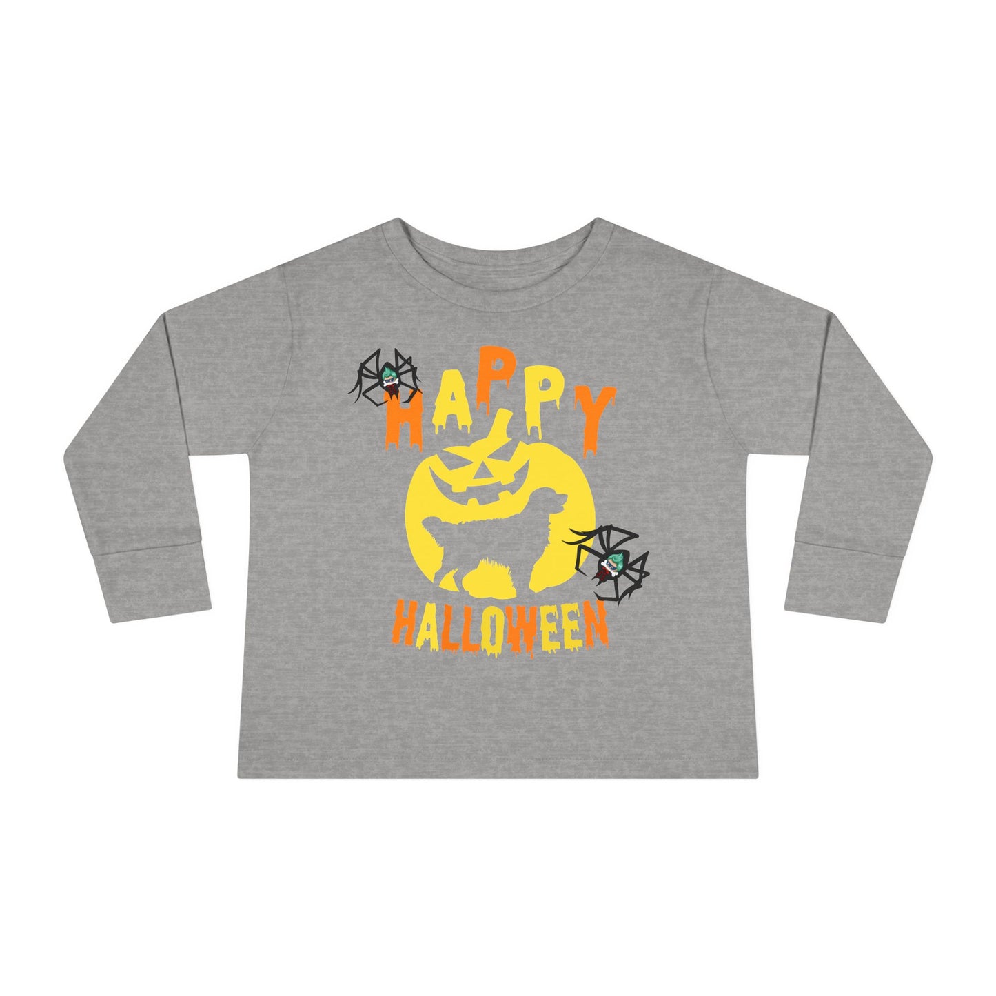 Toddler Long Sleeve Tee - Happy holloween