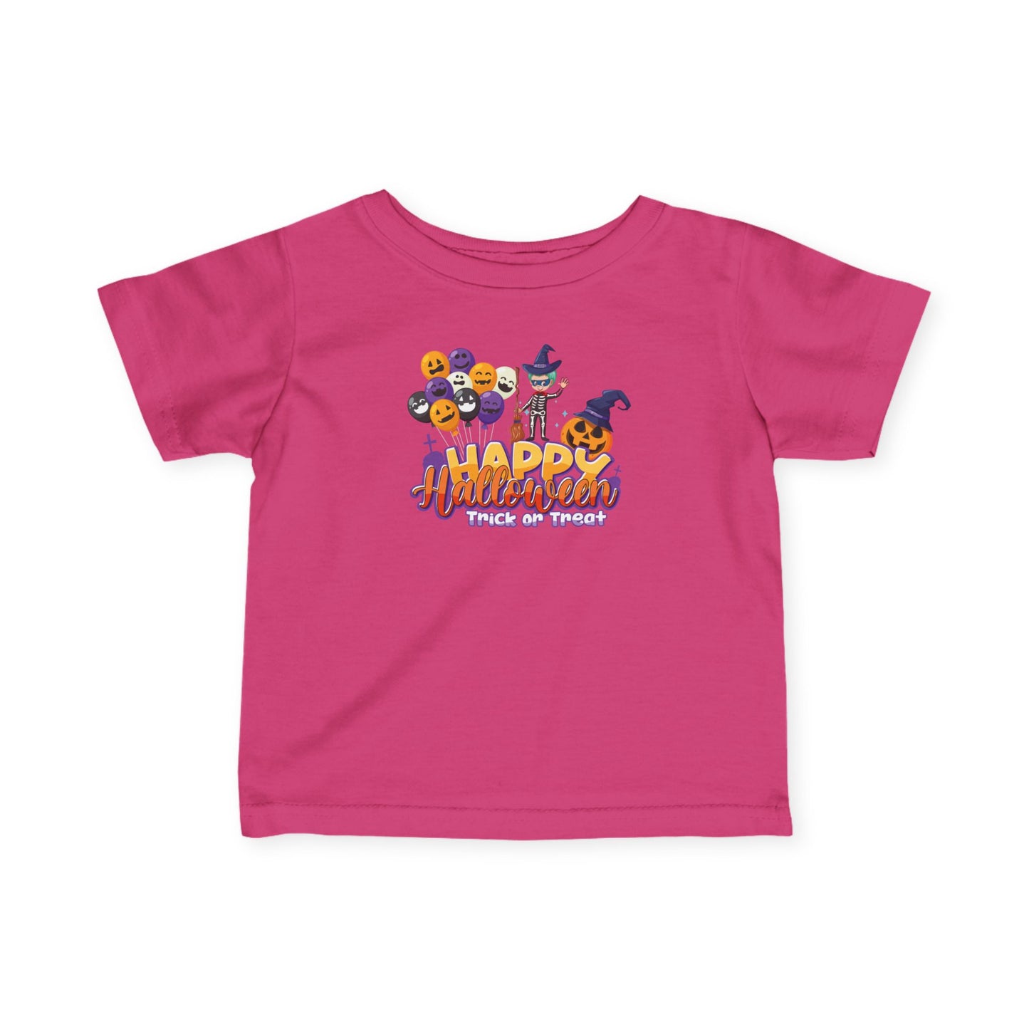 Infant Fine Jersey Tee - Happy halloween trick or treat