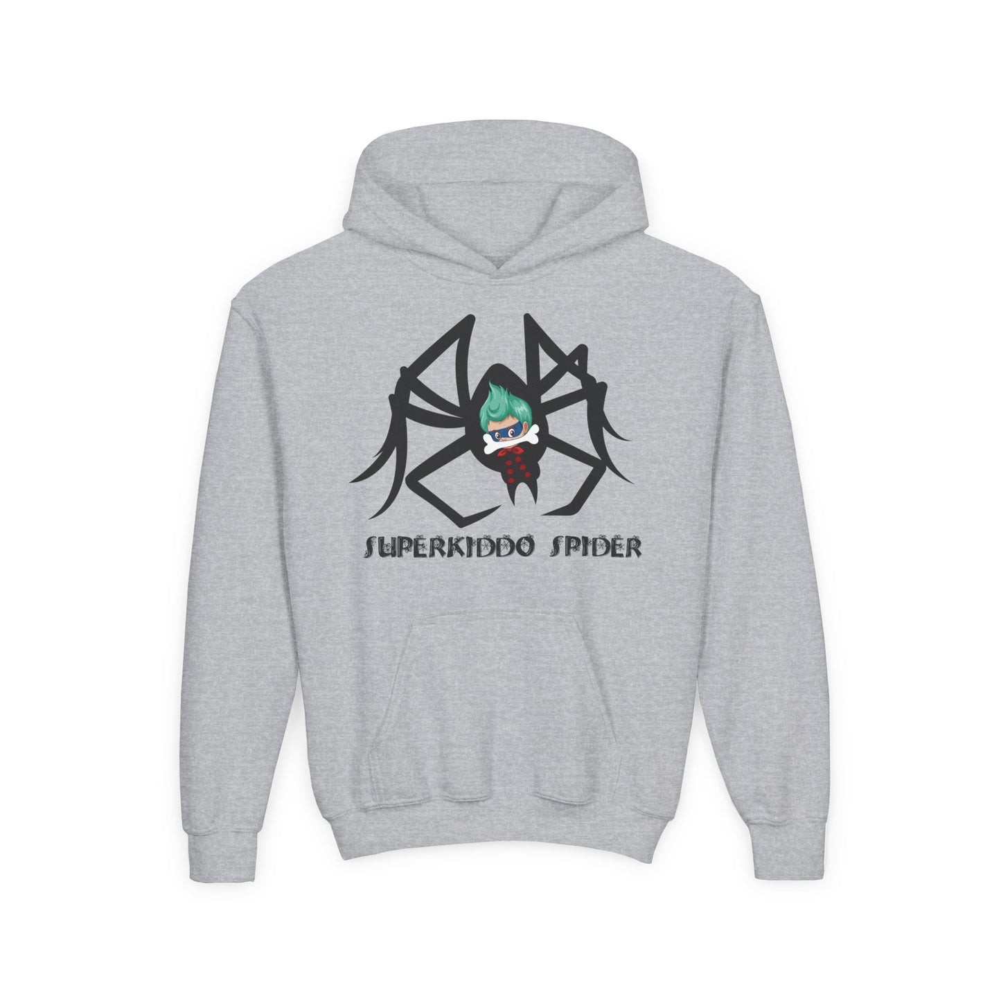 Youth Heavy Blend Hooded Sweatshirt - Spider kiddo